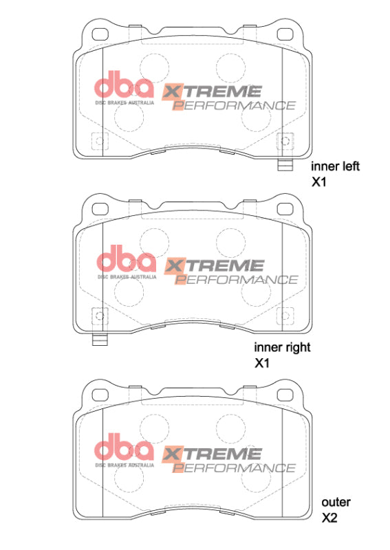 DBA 2022+ Honda Civic Type-R (FL5) XP Performance Front Brake Pads - DB1695XP