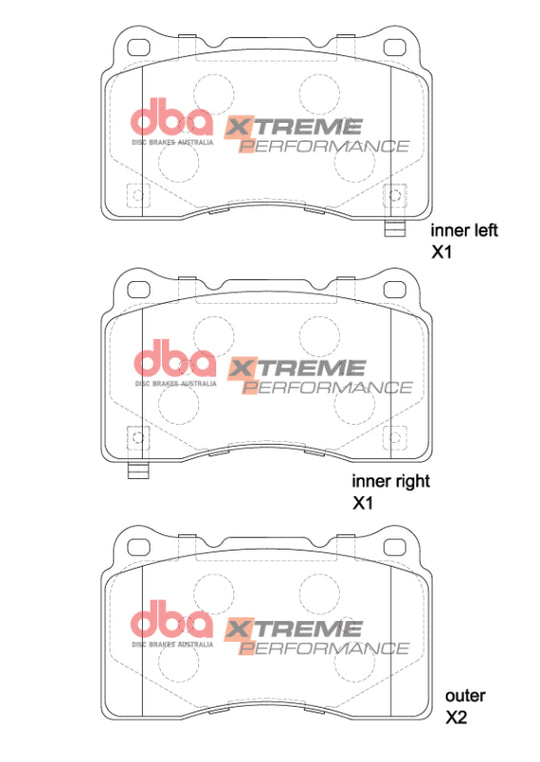 DBA 2022+ Honda Civic Type-R (FL5) XP Performance Front Brake Pads - DB1695XP