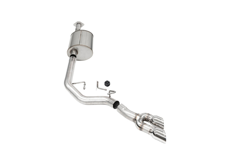 Corsa 15-20 Ford F-150 3.5L (145in WB) 3.0in Lightning Exit Catback w/ 3.5in Twin Polished Pro Tips - 21334