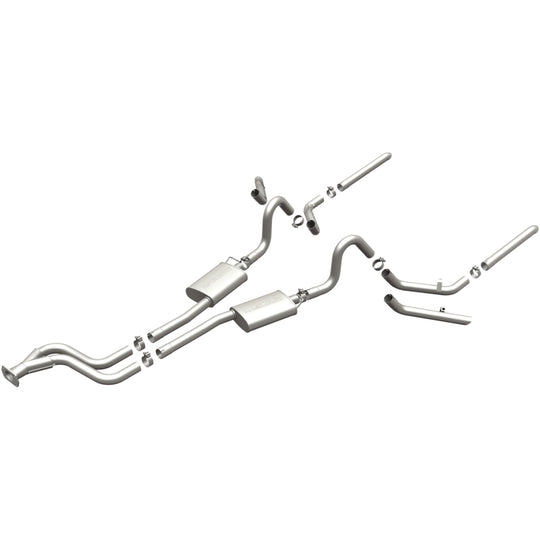 MagnaFlow SYS C/B 84-87 Buick Regal V6 3.8L Turbocharged SS 2.5in Street Series Dual Split Rear Exit - 16884