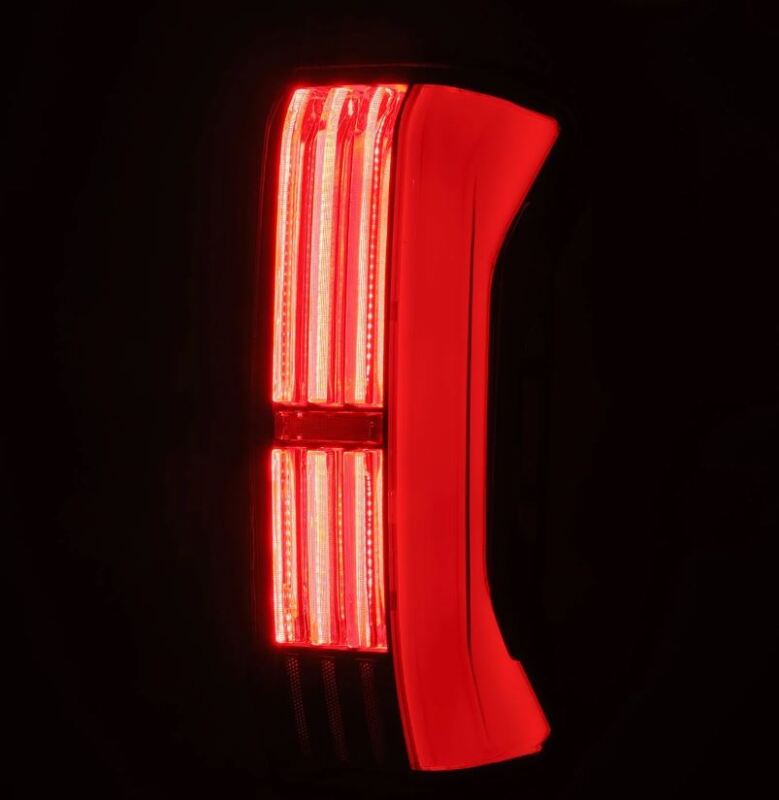 AlphaRex 22-24 Toyota Tundra NOVA-Series Prismatic LED Tail Lights - Black/Red - 673002