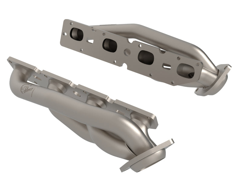 aFe Twisted Steel 11-21 Jeep Grand Cherokee (WK2) 5.7L V8 Headers - Titanium (Ceramic Coated) - 48-38029-T