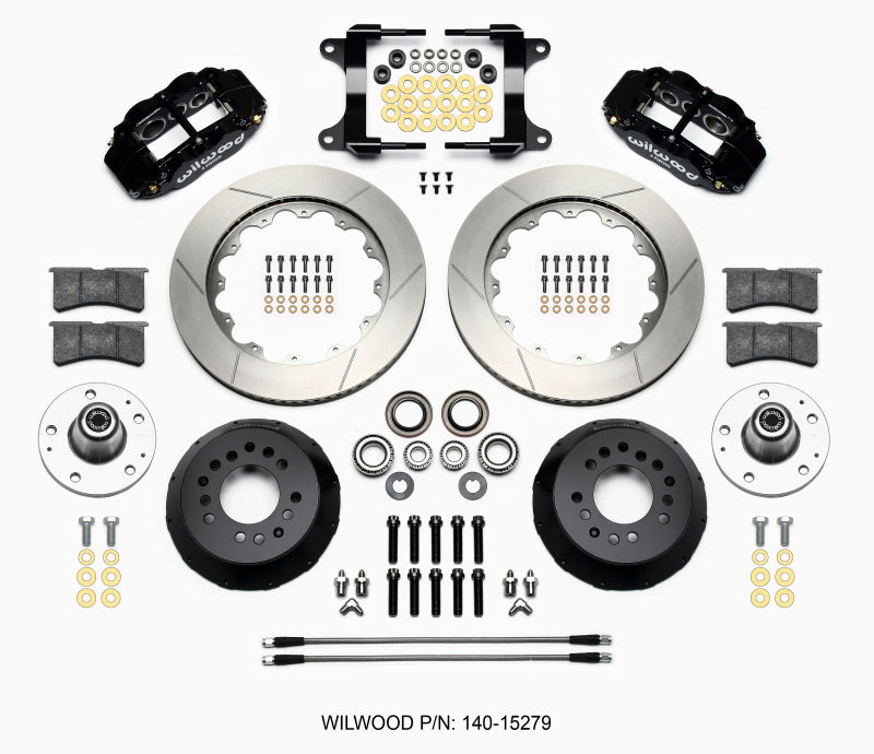 Wilwood Narrow Superlite 6R Front Hub Kit 14.00in 82-92 Camaro//Firebird - 140-15279