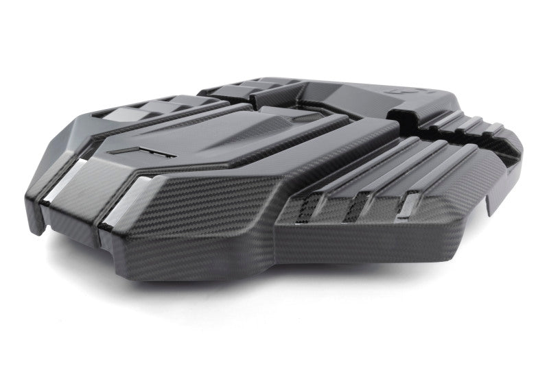 Dinan 21-27 BMW M2/M3/M4 (G80/G82/G87) Matte Carbon Fiber Engine Cover w/Gloss Accents - D590-0005-B