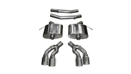 Corsa 2016-2019 Cadillac CTS V Sedan 6.2L V8 2.75in Polished Sport Axle-Back Exhaust - 14357