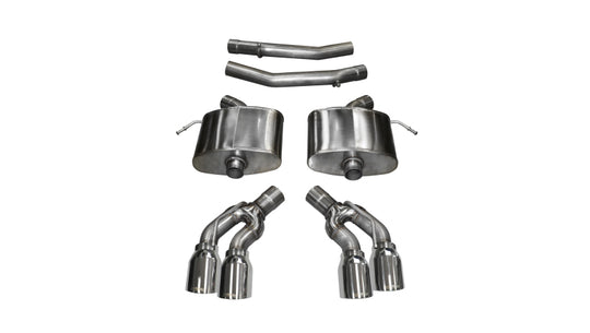 Corsa 2016-2019 Cadillac CTS V 6.2L V8 2.75in Polished Xtreme Axle-Back Exhaust - 14358