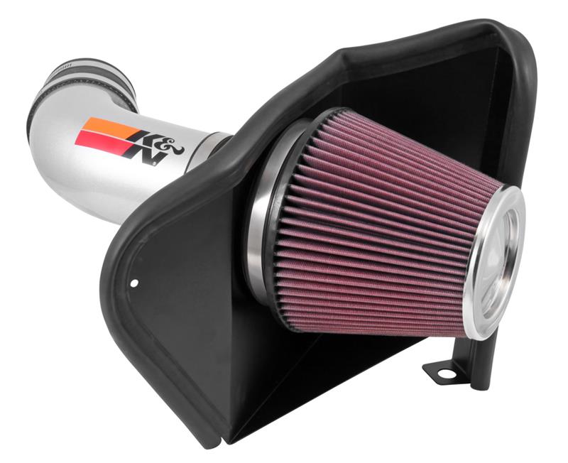 K&N 12-15 Jeep Grand Cherokee SRT 8 6.4L V8 High Flow Performance Intake Kit - 77-1567KS