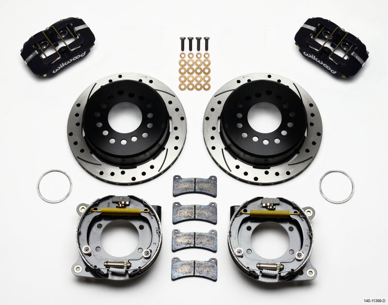 Wilwood Dynapro Low-Profile 11.00in P-Brake Kit Drilled 93-97 Camaro/Firebird 2.75in Offset - 140-11399-D