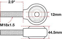 Load image into Gallery viewer, SPC Performance xAxis Rod End Ball Joint