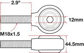 SPC Performance xAxis Rod End Ball Joint
