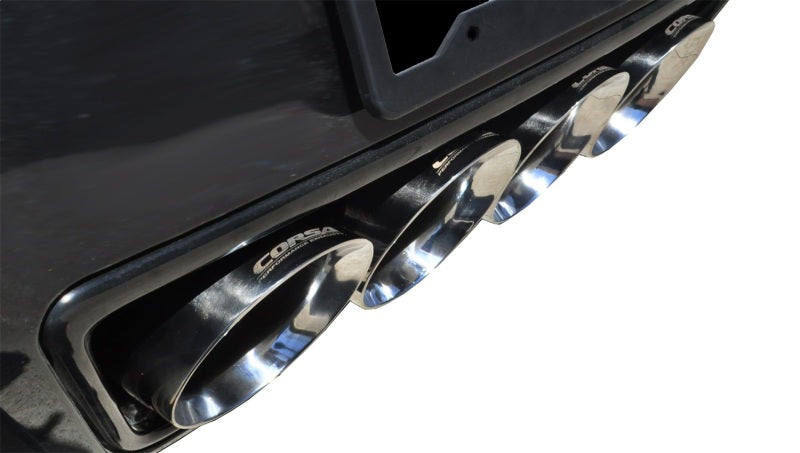 Corsa 2014-2019 Corvette C7 Coupe 6.2L V8 AT/MT 2.75in Valve-Back Dual Rear Exit Polished Xtreme Exh - 14762