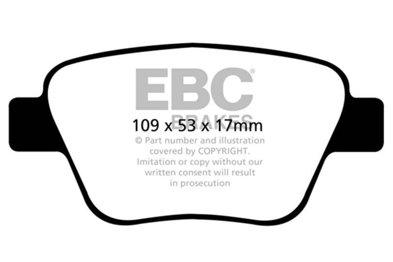 EBC 10-13 Audi A3 2.0T Bluestuff Rear Brake Pads - DP52075NDX