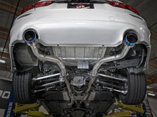 Load image into Gallery viewer, aFe Takeda 2.5in 304 SS Axle-Back Exhaust w/ Blue Flame Tips 16-18 Infiniti Q50 V6-3.0L (tt) - 49-36130NM-L
