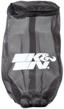 Load image into Gallery viewer, K&amp;N Filter Wrap Drycharger Oval Tapered Black - 3.25in Base I/S Width x 2.5in Top I/S Width x 7in H - SN-2560DK