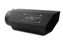 Load image into Gallery viewer, MBRP Universal Hex Tip 5in Inlet 16in Length w/ Logo - Black Coated - T5166BLK
