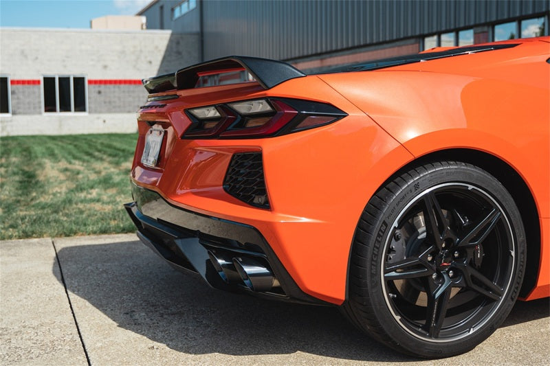 Corsa 2020-25 Corvette C8 3in Xtreme Cat-Back Exhaust 4.5in Black Quad Tips - Deletes stock AFMValve - 21104BLK