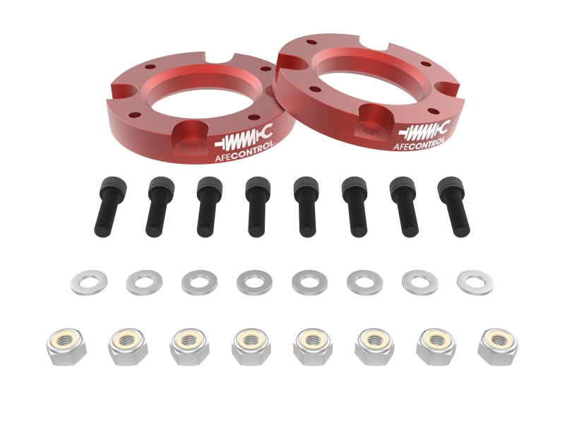 aFe 24-25 Toyota Tacoma CONTROL 1.5in Leveling Kit - Red - 416-72T010-R