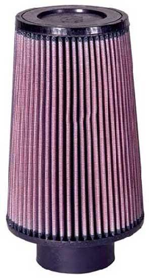 K&N Filter Universal Rubber Filter 3.25  Flange 5.5 Base 4.6875 Top 8 Height - RU-5122