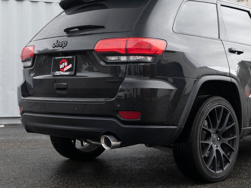 aFe Large Bore HD 3in 304 SS Cat-Back Exhaust w/ Polished Tips 14-19 Jeep Grand Cherokee V6-3.6L - 49-38078-P