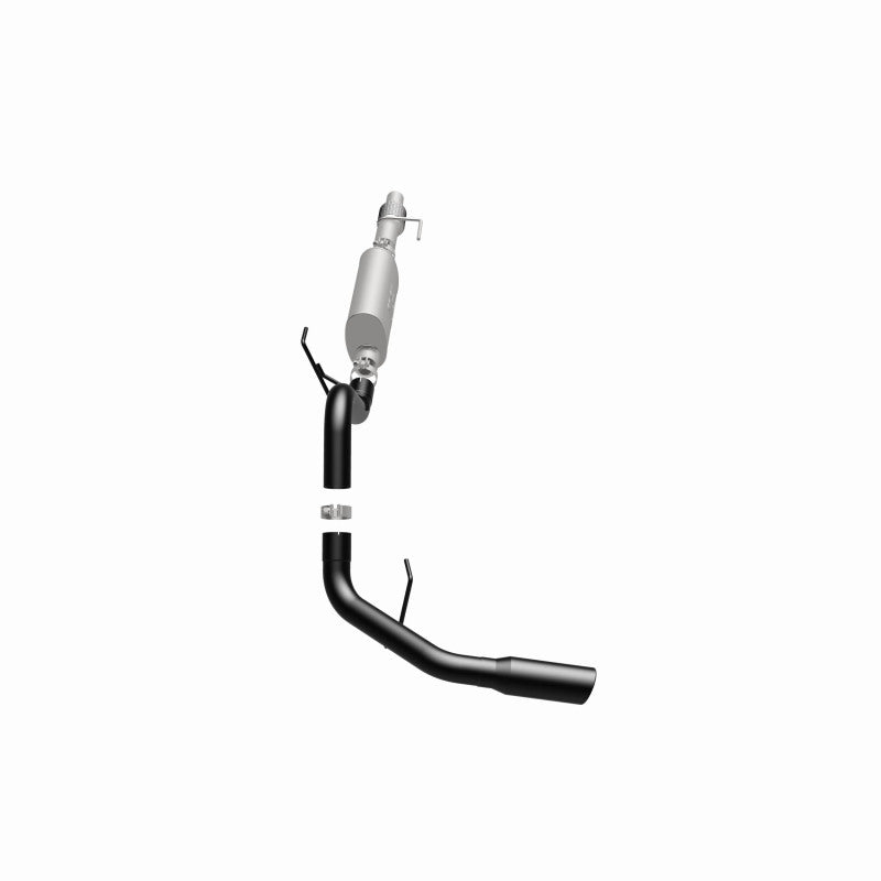 MagnaFlow SYS Cat-Back 11-14 Ford F-150 3.5L V6 EcoBoost 3in Black Single Side Exit Rear 3 Tip - 15364