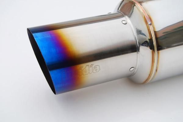 Invidia 08+ WRX Hatch 76mm REGULAR Titanium Tip Cat-back Exhaust - HS08SW5GTT