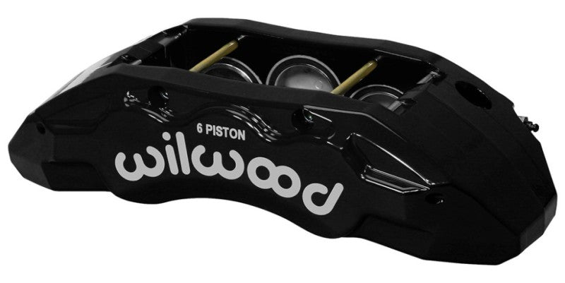 Wilwood Caliper-TX6R- L/H - Black 2.00/1.88/1.88in Pistons 1.50in Disc - 120-13814-BK