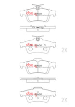 Load image into Gallery viewer, DBA 07-13 Mazda Mazdaspeed3 Rear RP Performance Brake Pads - DB1763RP