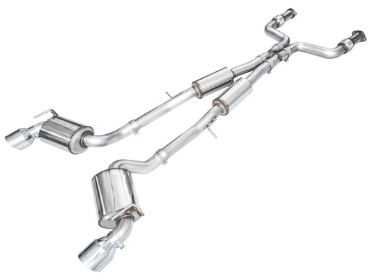 AWE Tuning 2023 Nissan Z RZ34 RWD Touring Edition Cat-Back Exhaust System w/ Chrome Silver Tips - 3015-32400