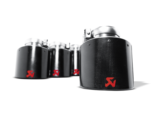 Akrapovic 08-25 Nissan GT-R Tail Pipe Set (Carbon 125 mm) - TP-NIR35C