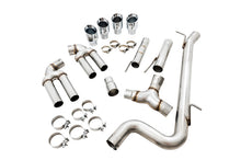 Load image into Gallery viewer, AWE Tuning Audi 8V S3 Track Edition Exhaust w/Chrome Silver Tips 102mm - 3015-42142