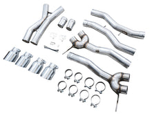 Load image into Gallery viewer, AWE Tuning Track Edition Cat-Back Exhaust for BMW G8X M3/M4 - Chrome Silver Tips - 3020-43482