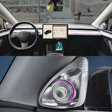 Load image into Gallery viewer, TESERY 4D Rotating LED Ambient Tweeter Speakers for Model Y Juniper / Model 3 Highland