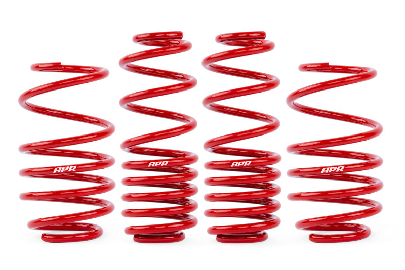 APR 15-19 Volkswagen Golf R (MK7 GTI/R) Lowering Springs - Red - SUS00014