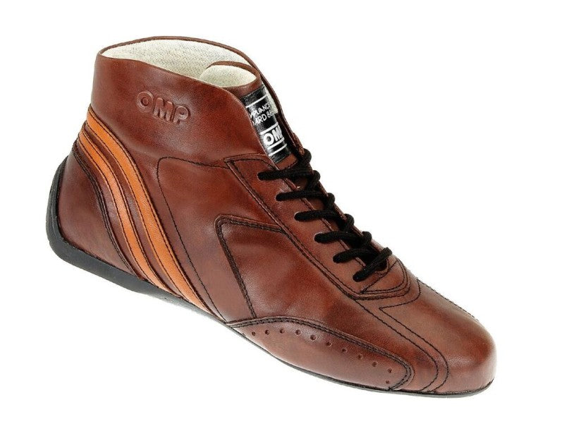 OMP Carrera Low Boots My2021 Brown - Size 37 (Fia 8856-2018) - IC0-0784-B01-015-37