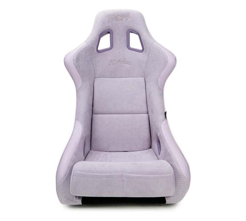 NRG FRP Bucket Seat (Large) Prisma-Chromatic Lilac Vegan Suede w/ Chameleon back - FRP-302LIC-CHRMTC