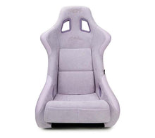 Load image into Gallery viewer, NRG FRP Bucket Seat (Large) Prisma-Chromatic Lilac Vegan Suede w/ Chameleon back - FRP-302LIC-CHRMTC