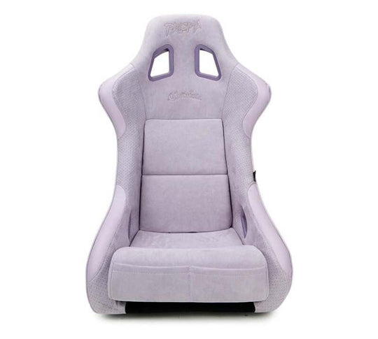 NRG FRP Bucket Seat (Medium) Prisma-Chromatic Lilac Vegan Suede w/ Chameleon Back - FRP-303LIC-CHRMTC