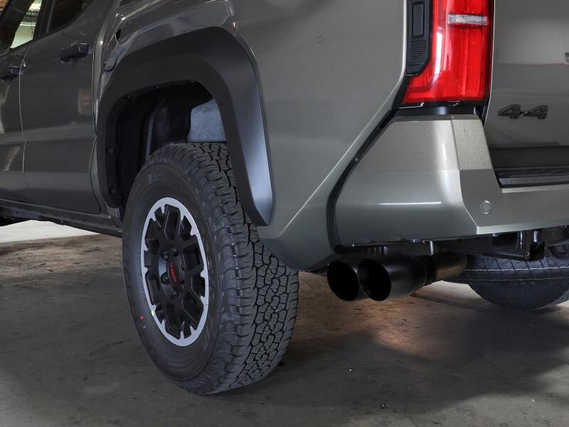 aFe 24-25 Toyota Tacoma L4-2.4L (t) Vulcan Series 2.5in to 3in Cat-Back w/ Black Tip - 49-36078-B