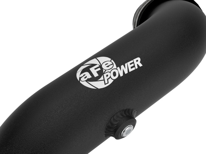 aFe BladeRunner 2 1/4in Intercooler Hot Side Charge Pipe 22-23 Ford Explorer V6-3.0L (tt) - Black - 46-20678-B