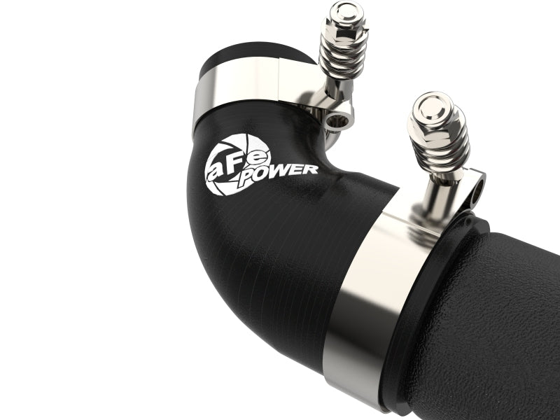 aFe Kia Stinger 18-22 V6-3.3L (tt) BladeRunner Hot Charge Pipe- Black - 46-20508-B