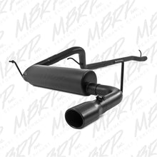 Load image into Gallery viewer, MBRP 12 Jeep Wrangler/ Rubicon 3.6L Cat Back Single Rear Exit Black Exhaust - S5526BLK