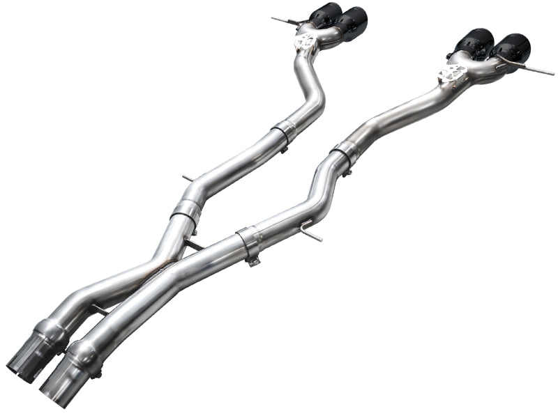 AWE Tuning 23-24 BMW G87 M2 Track Edition Exhaust - Diamond Black Tips - 3020-43487