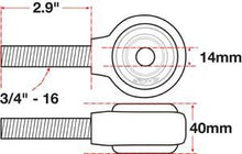 Load image into Gallery viewer, SPC Performance xAxis Rod End Ball Joint