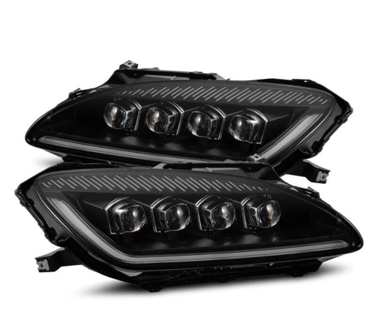 AlphaRex 99-09 Honda S2000 NOVA-Series Projector LED Headlights - Black - 880273