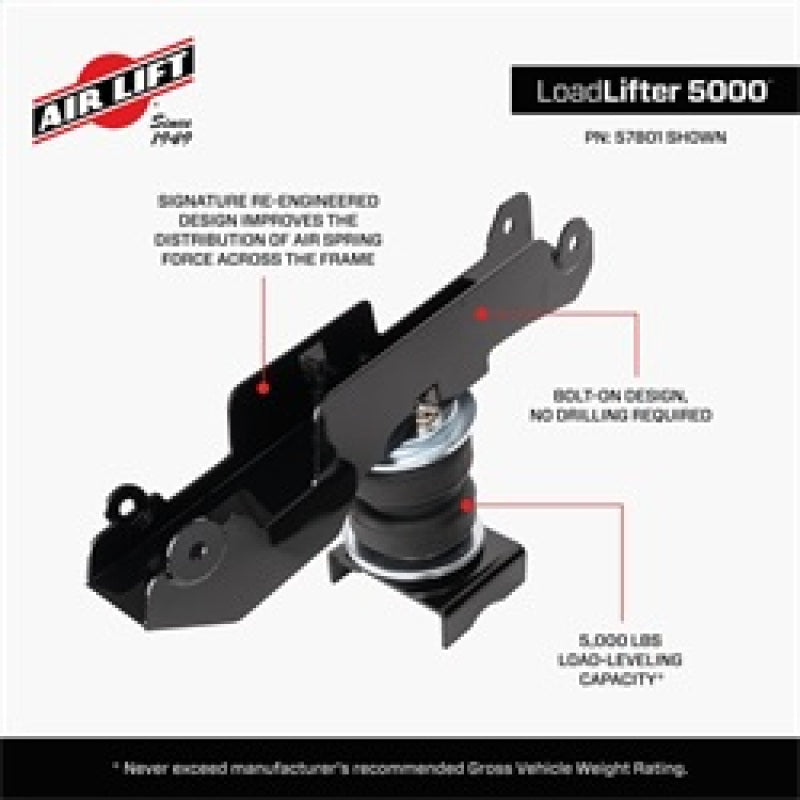 Air Lift 19-24 Mercedes Sprinter LoadLifter 5000 Air Spring Kit - 57801