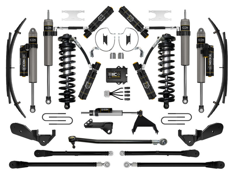 ICON 23 Ford F250/F350 4-5.5in Stage 9 Coilover Conversion Sys w/ Expansion Packs - K63179L