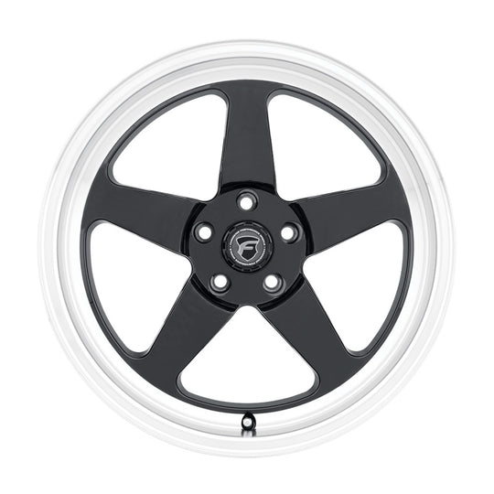 Forgestar D5 Beadlock 17x10 / 5x114.3 BP / ET00 / 5.5in BS Gloss Black Wheel - F00170067P00
