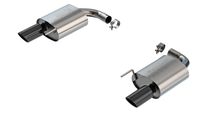 Borla 2024 Ford Mustang GT 5.0L V8 w/o Active Exhaust S-Type Axle-Back Exhaust System - Black Chrome - 11983BC