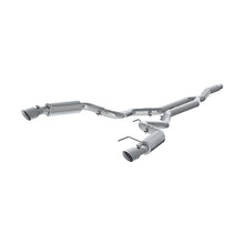 Load image into Gallery viewer, MBRP 15-19 Ford Mustang EcoBoost 2.3L Alum 3in Cat Back Dual Split Rear Exit (Race Version) - S7275AL