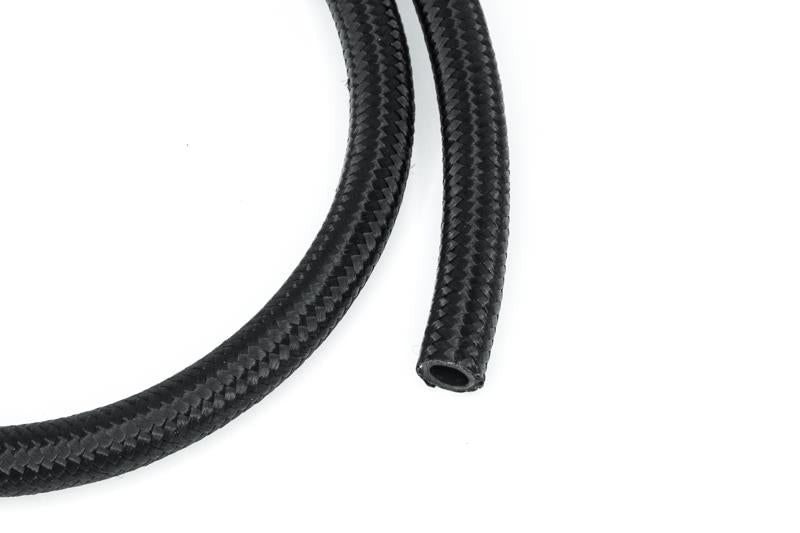 DeatschWerks 8AN Black Nylon Braided CPE Hose 10 Feet - 6-02-0816-10